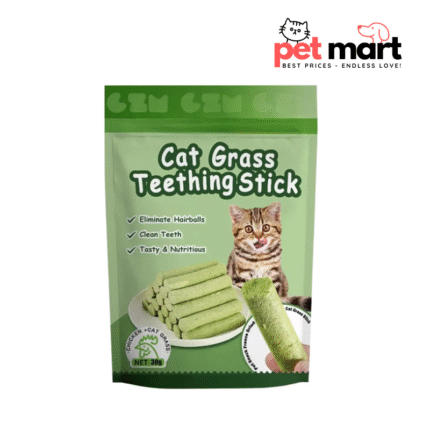 Cat Grass Teething Stick for Teeth and Hairballs