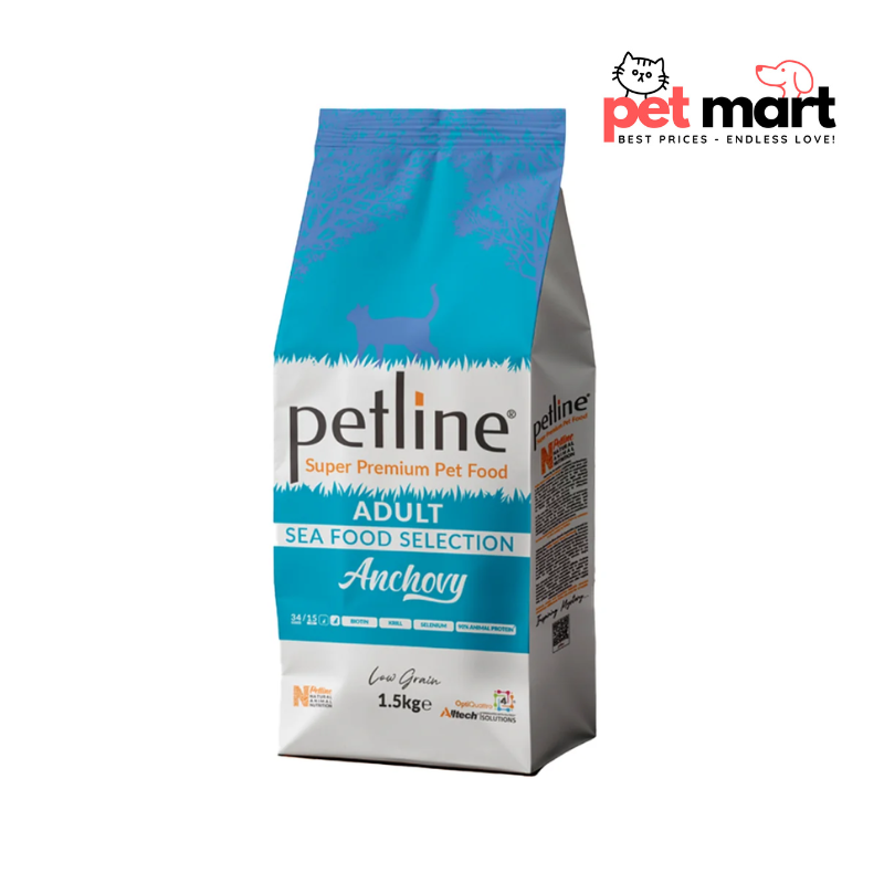 PETLINE SUPER PREMIUM ADULT CAT SEA FOOD SELECTION PETLINE SUPER PREMIUM ADULT CAT SEA FOOD SELECTION