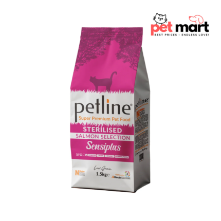 PETLINE SUPER PREMIUM STERILISED CAT FOOD SALMON SELECTION